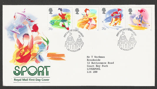 Great  Britain FDC - Sports, 1988 - GGG00313