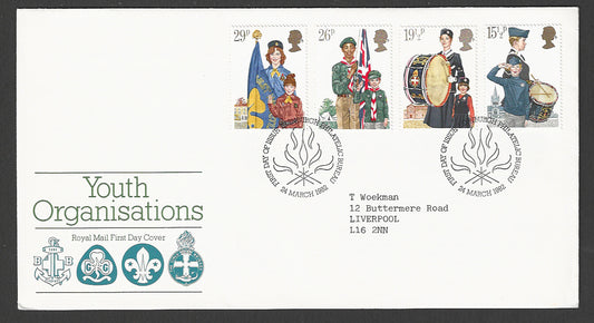 Great  Britain FDC - Youth Organisations, 1982 - GGG00321