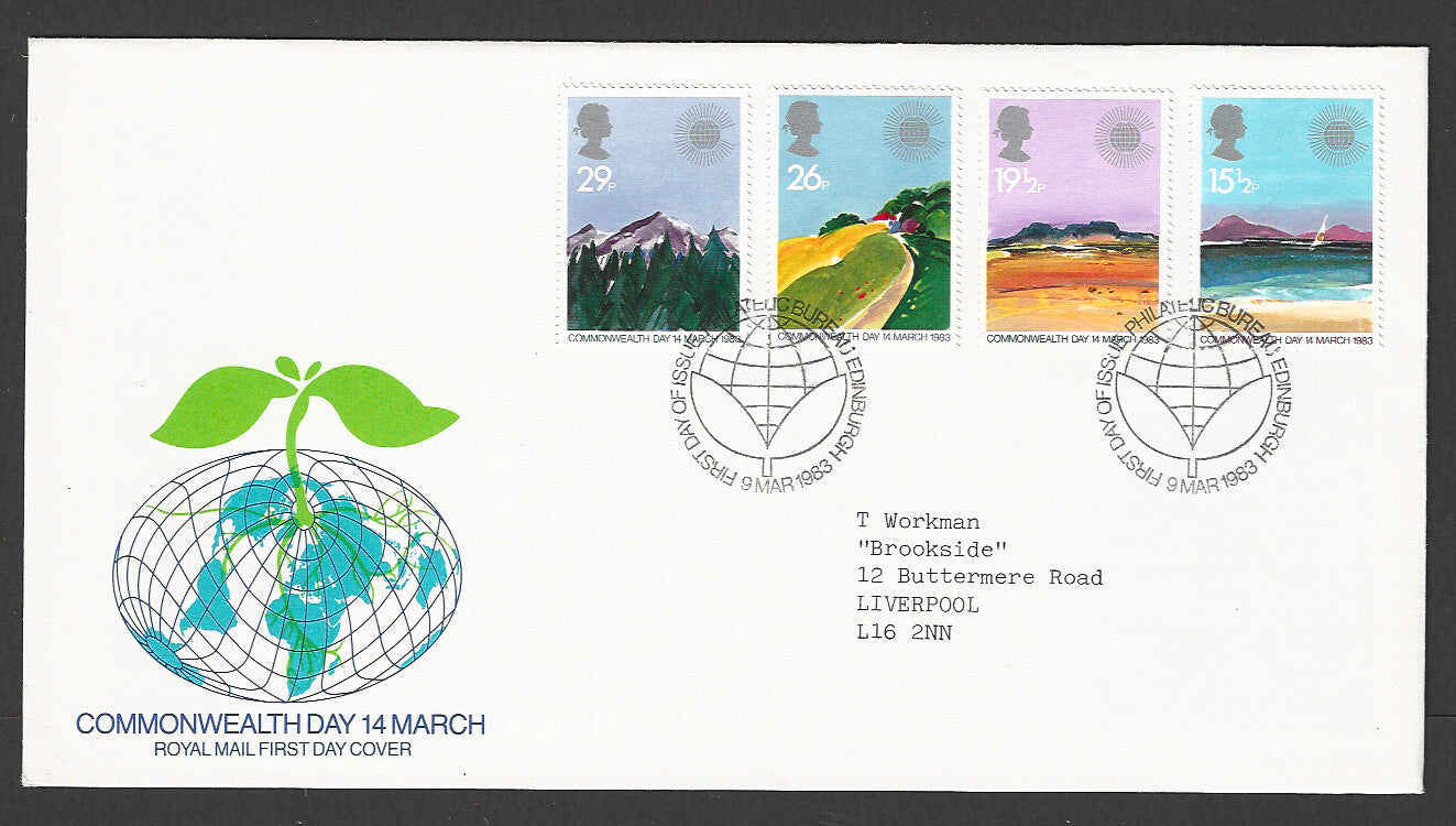 Great  Britain FDC - Common Wealth Day, 1983 - GGG00326