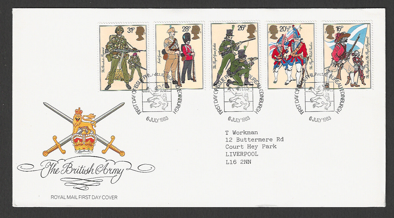 Great  Britain FDC - The British Army, 1983 - GGG00327