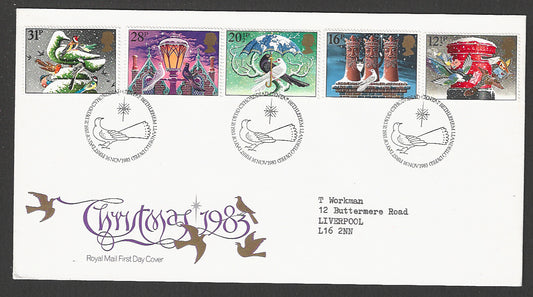 Great  Britain FDC - Christmas, 1983 - GGG00328