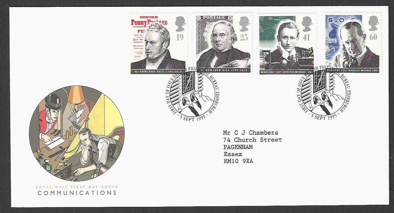 Great  Britain FDC - Communications, 1995 - GGG00341