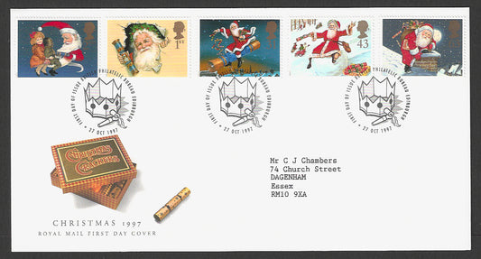 Great  Britain FDC - Christmas Crackers, 1997 - GGG00350