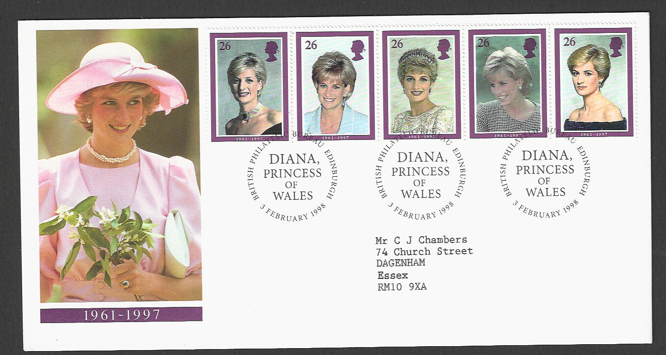 Great  Britain FDC - Diana Princess of Wales, 1997 - GGG00351