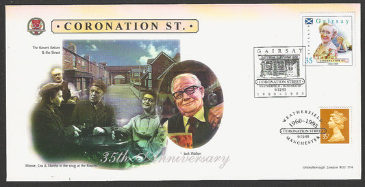 Great  Britain FDC - Jack Walker 35th Anniversary Coronation St, 1995 - GGG00364