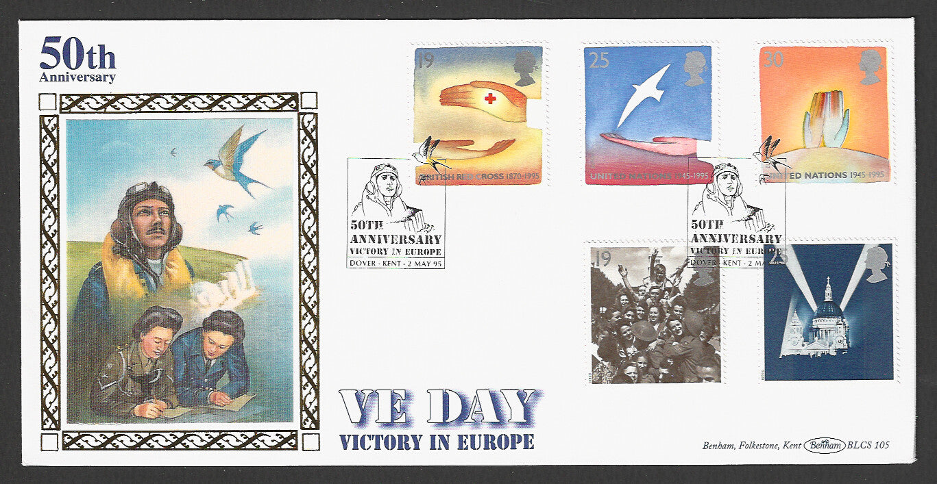 Great  Britain FDC - Ve Day Victory in Europe 50th Anniversary, 1995 - GGG00366
