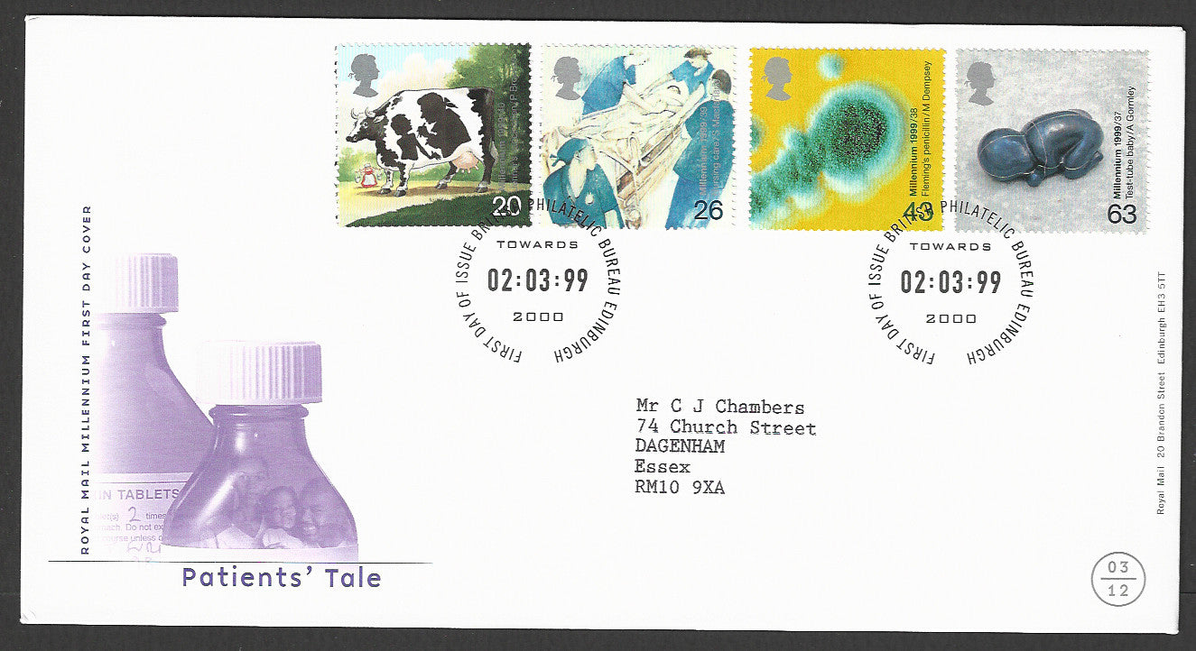 Great  Britain FDC - Patients Tale, 1999 - GGG00371