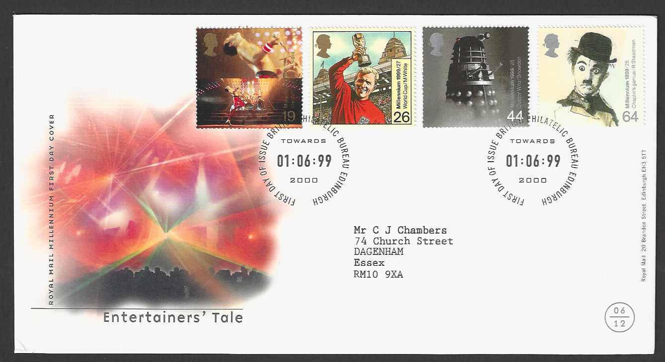 Great  Britain FDC - Entertainer's Tale, 2000 - GGG00372