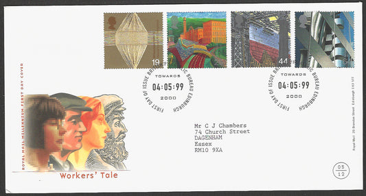Great  Britain FDC - Workers Tale, 2000 - GGG00373