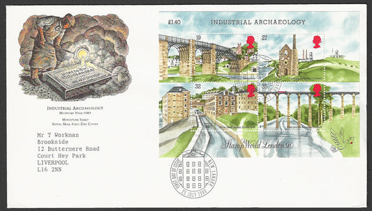 Great  Britain FDC - Industrial Archaeology, 1989 - GGG00398