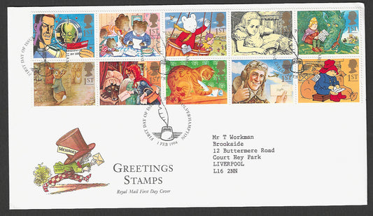 Great  Britain FDC - Greeting Stamps, 1994 - GGG00402