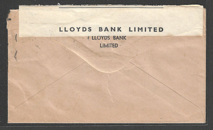 Great Britain Postally used Paper Economy Cover with Bell Cancellation, 1947 - GGG00426