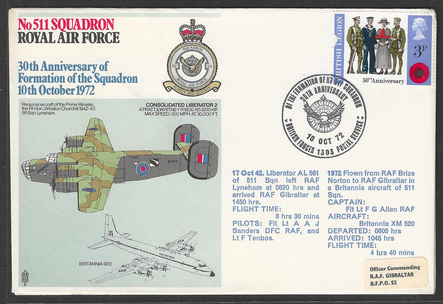 Great Britain - Royal Air Force , 1972  - GGG00511