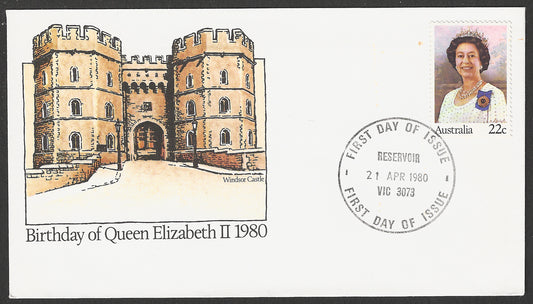 Australia FDC - Birthday of Q E II , 1980 - GGG00569