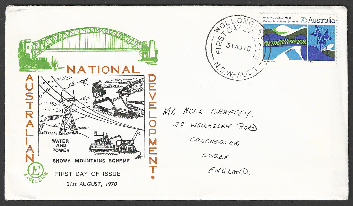 Australia FDC - National Development , 1970 - GGG00573