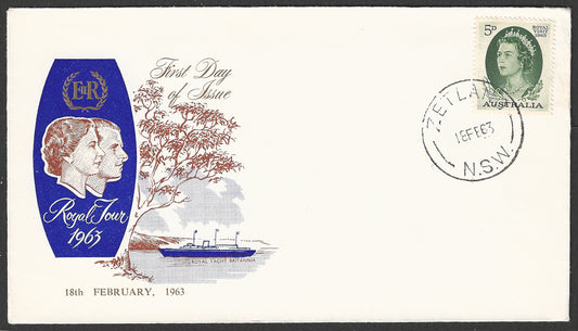 Australia FDC - Royal Tour , 1963 - GGG00579