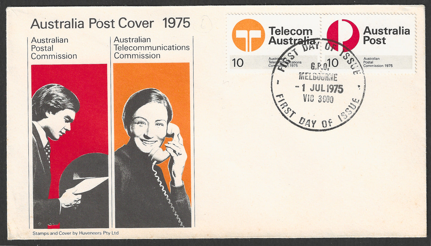 Australia FDC - Telecommunication, set , 1975  - GGG00584