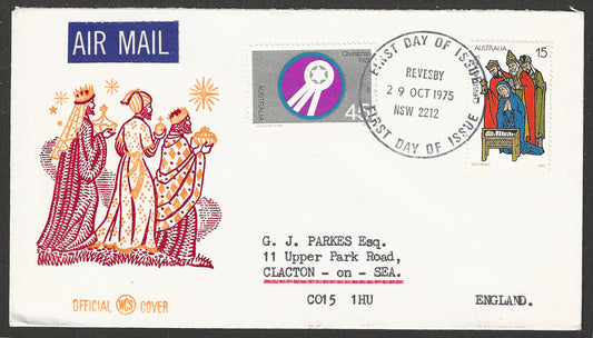 Australia FDC - Christmas, set , 1975  - GGG00585