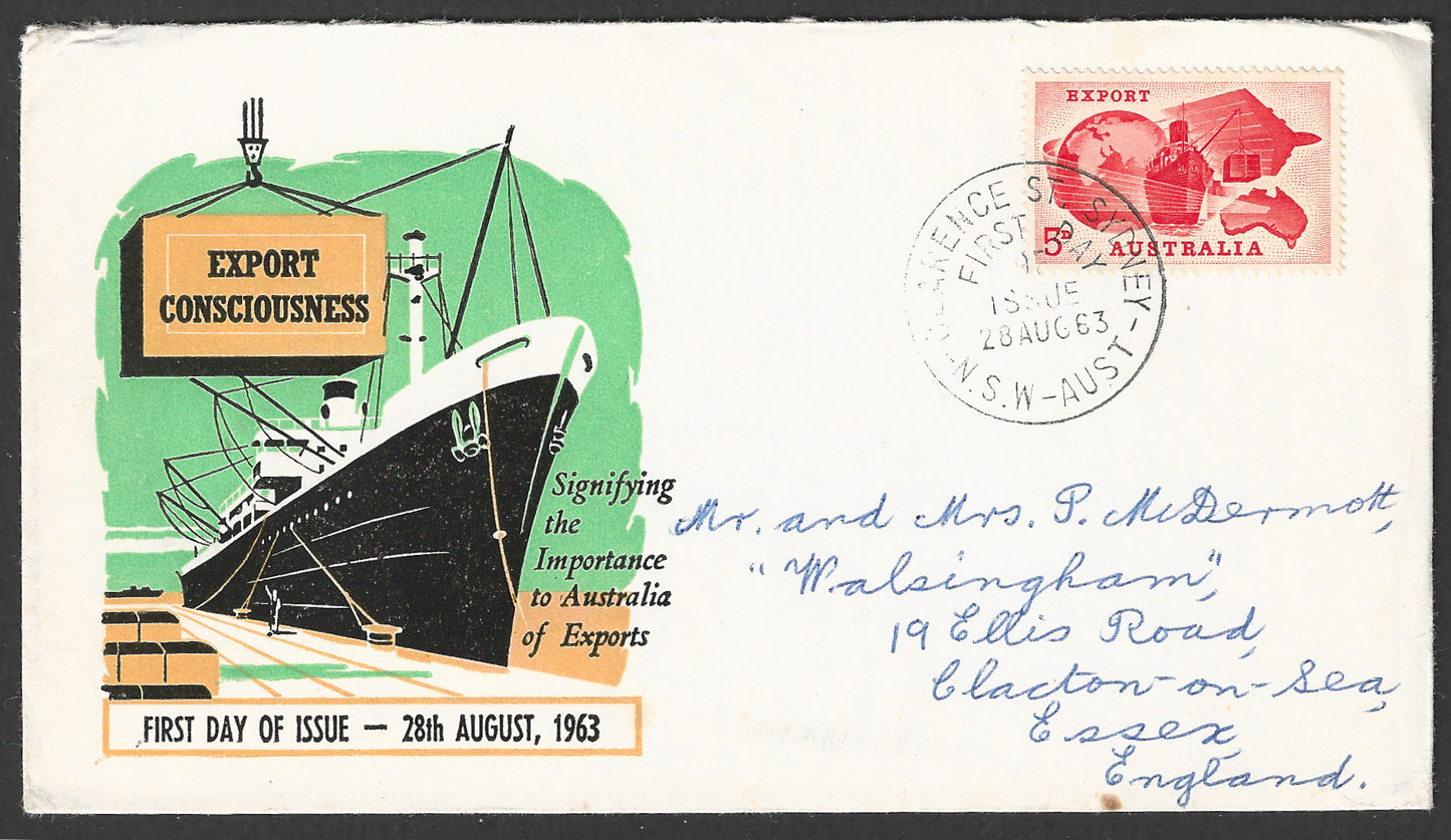 Australia FDC - Export Consciousness 1963 - GGG00624