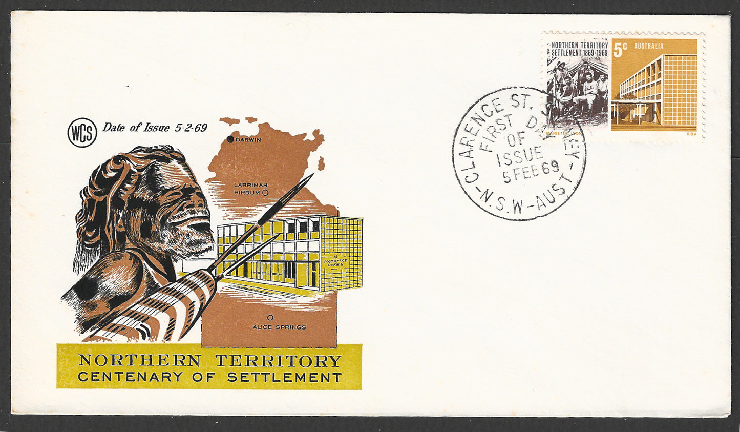 Australia FDC - Northern Territory 1969 - GGG00627