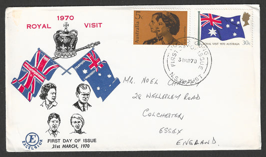 Australia FDC - Royal Visit, 1970 - GGG00634