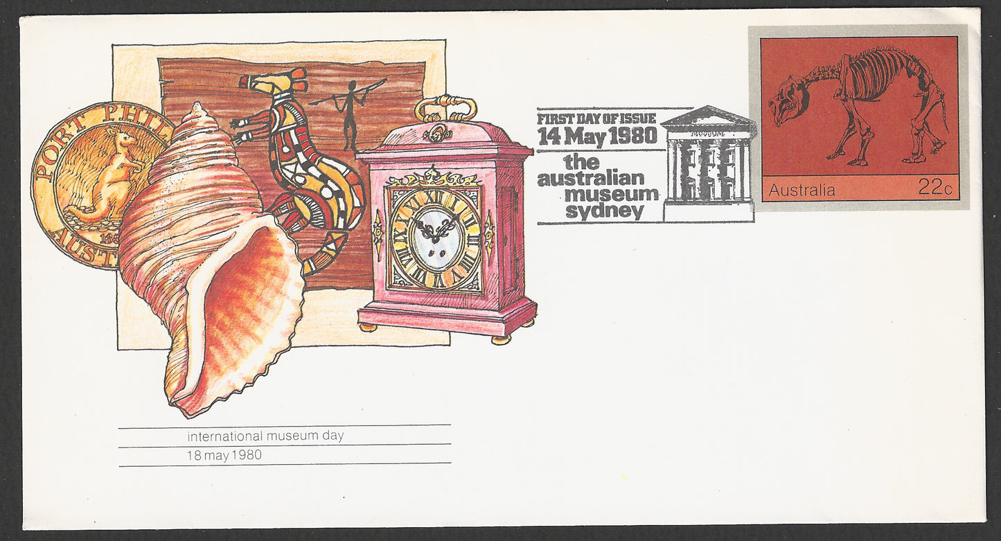 Australia Pre Paid Cover - Dinosauraus , Pre Historic Animal, 1980 - GGG00702