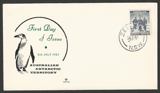 Australia Antarctic Territory - FDC Cover - Pengiuns, 1961  - GGG00739