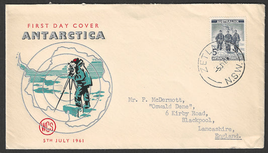 Australia Antarctic Territory - FDC Cover - WCS, 1961  - GGG00742