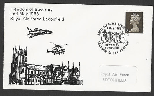 Great Britain - Cover - Freedom of Beverley 1968, Royal Air Force Leconfield, 1968 - GGG00824