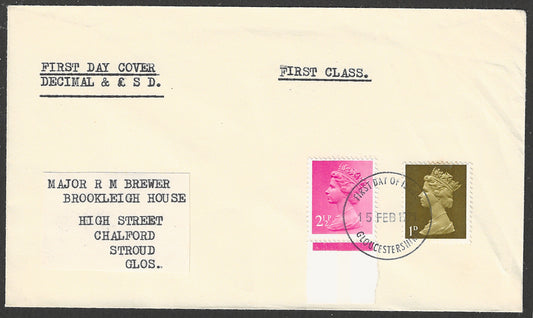 Great Britain - Cover - FDC - Decimal , 1971 - GGG00826