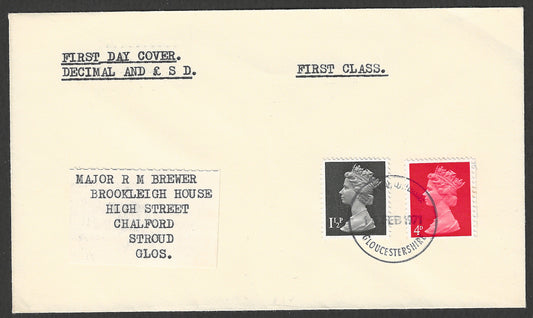 Great Britain - Cover - FDC - Decimal , 1971 - GGG00827
