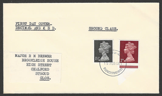 Great Britain - Cover - FDC - Decimal , 1971 - GGG00830