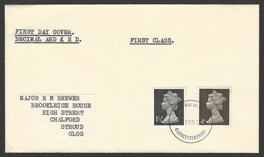 Great Britain - Cover - FDC - Decimal , 1971 - GGG00831