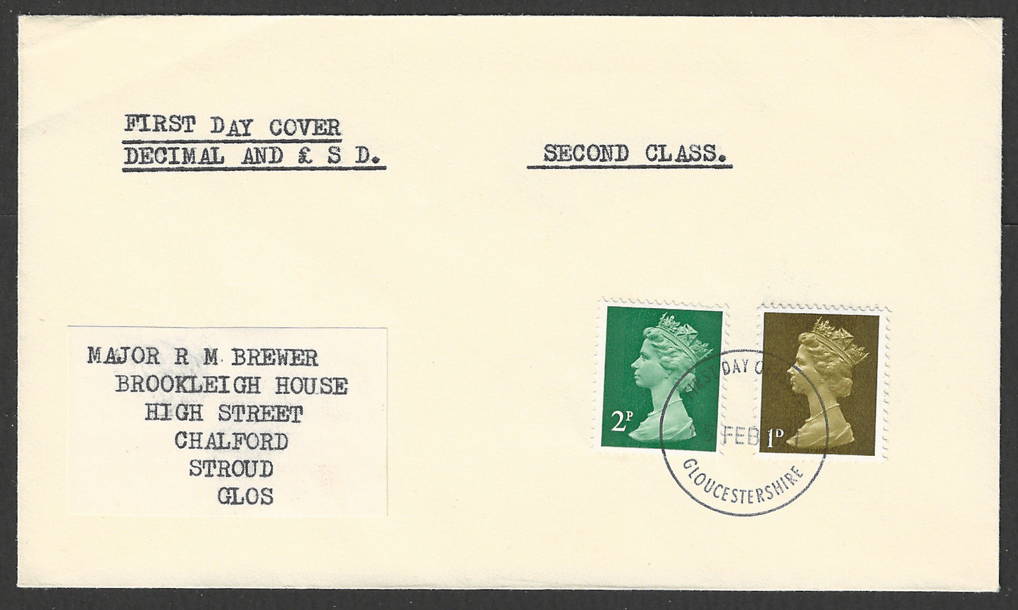 Great Britain - Cover - FDC - Decimal , 1971 - GGG00832