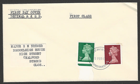 Great Britain - Cover - FDC - Decimal , 1971 - GGG00833