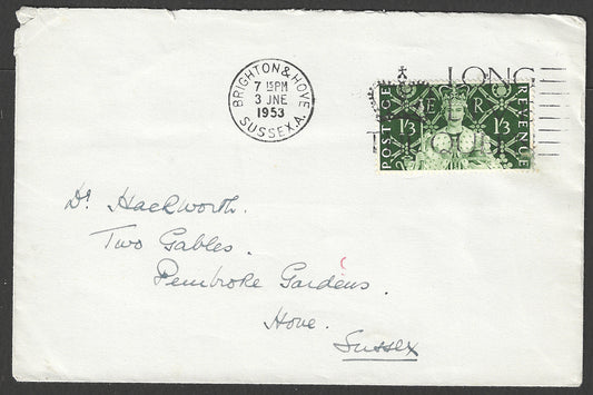 Great Britain - FDC with Long live The Queen Cancellation, 1953 - GGG00840