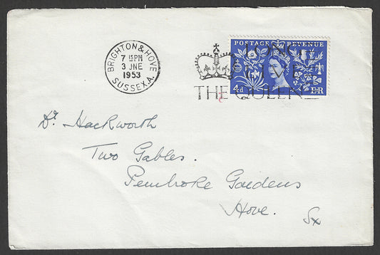 Great Britain - FDC with Long live The Queen Cancellation, 1953 - GGG00842
