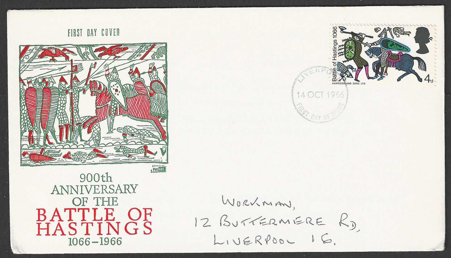 Great Britain stamps - 900th Anniversary of the Battle of Hastings, 1966 - GGG00843