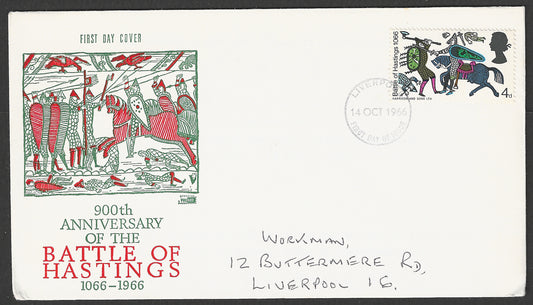 Great Britain stamps - 900th Anniversary of the Battle of Hastings, 1966 - GGG00843