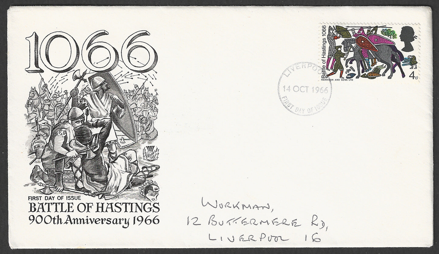 Great Britain stamps - 900th Anniversary of the Battle of Hastings, 1966 - GGG00844
