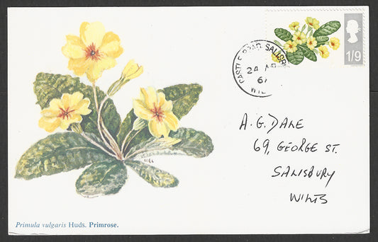Great Britain stamps - Post Card - Flowers, 1967 - GGG00851
