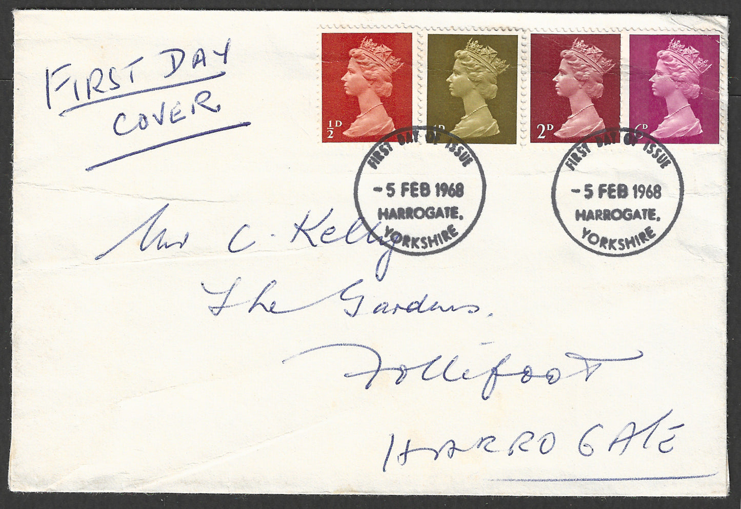 Great Britain stamps - FDC / Cover - Definitive Issue , 1968 - GGG00862