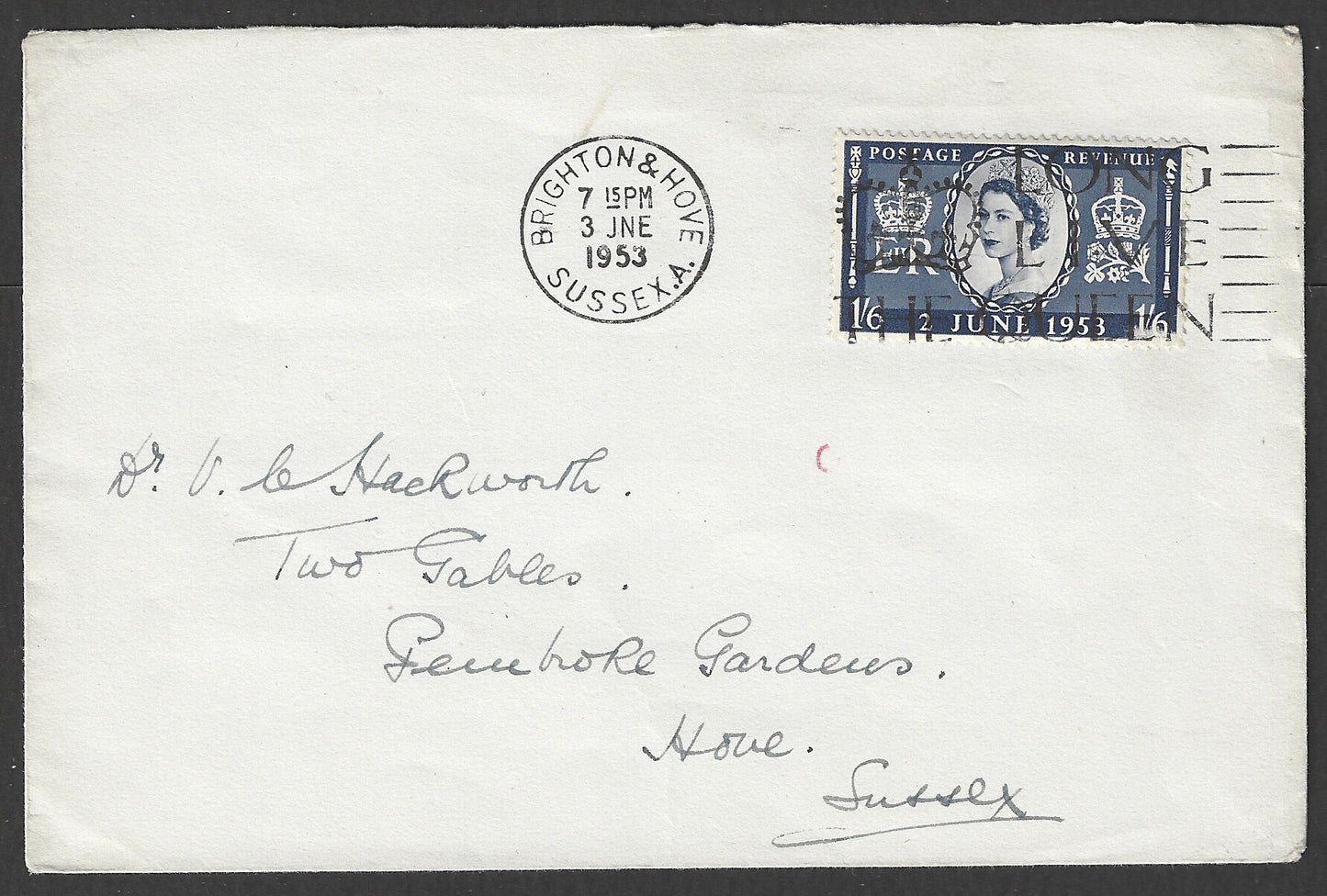 Great Britain - FDC with Long live The Queen Cancellation, 1953 - GGG00865