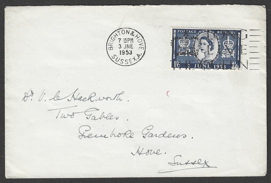 Great Britain - FDC with Long live The Queen Cancellation, 1953 - GGG00865
