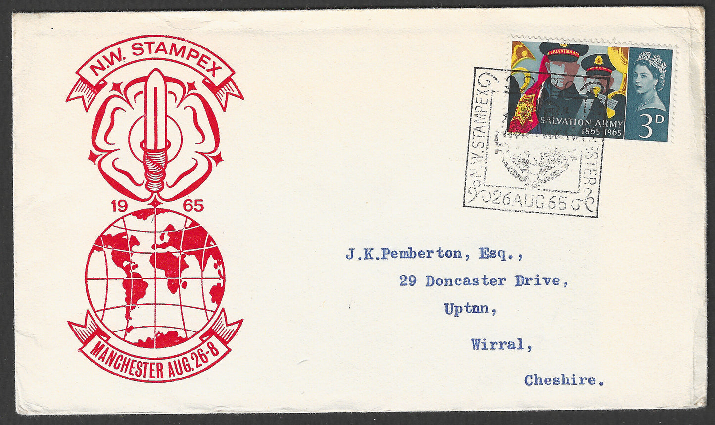 Great Britain stamps - FDC - N W Stampex Cancellation,  1965 - GGG00866