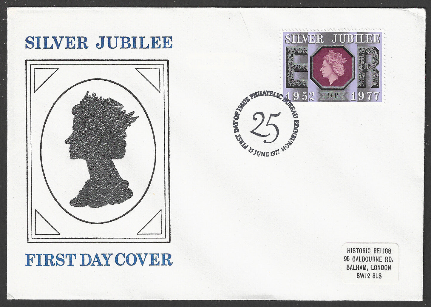 Great Britain stamps - FDC - Silver Jubilee, 1977 - GGG00889