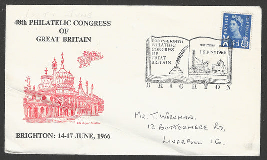 Great Britain stamps - FDC - 48th Philatelic Congress 1966 - GGG00898