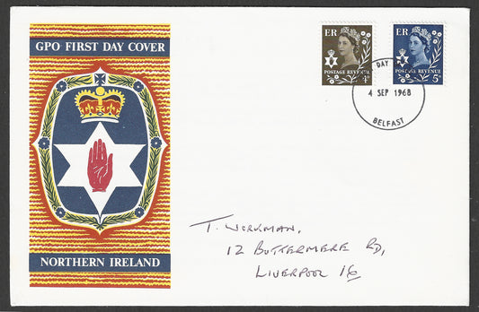 Great Britain stamps - FDC - Northern Ireland , 1967 - GGG00902