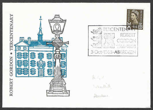 Great Britain stamps - FDC - Robert Gordon Tercentenary, 1968 - GGG00907