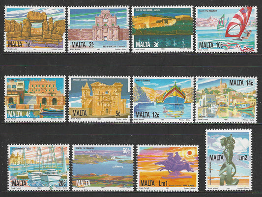 Malta 1991 - National Hertiage, Complete Set, Different Set of Value, Mint - VVV00615